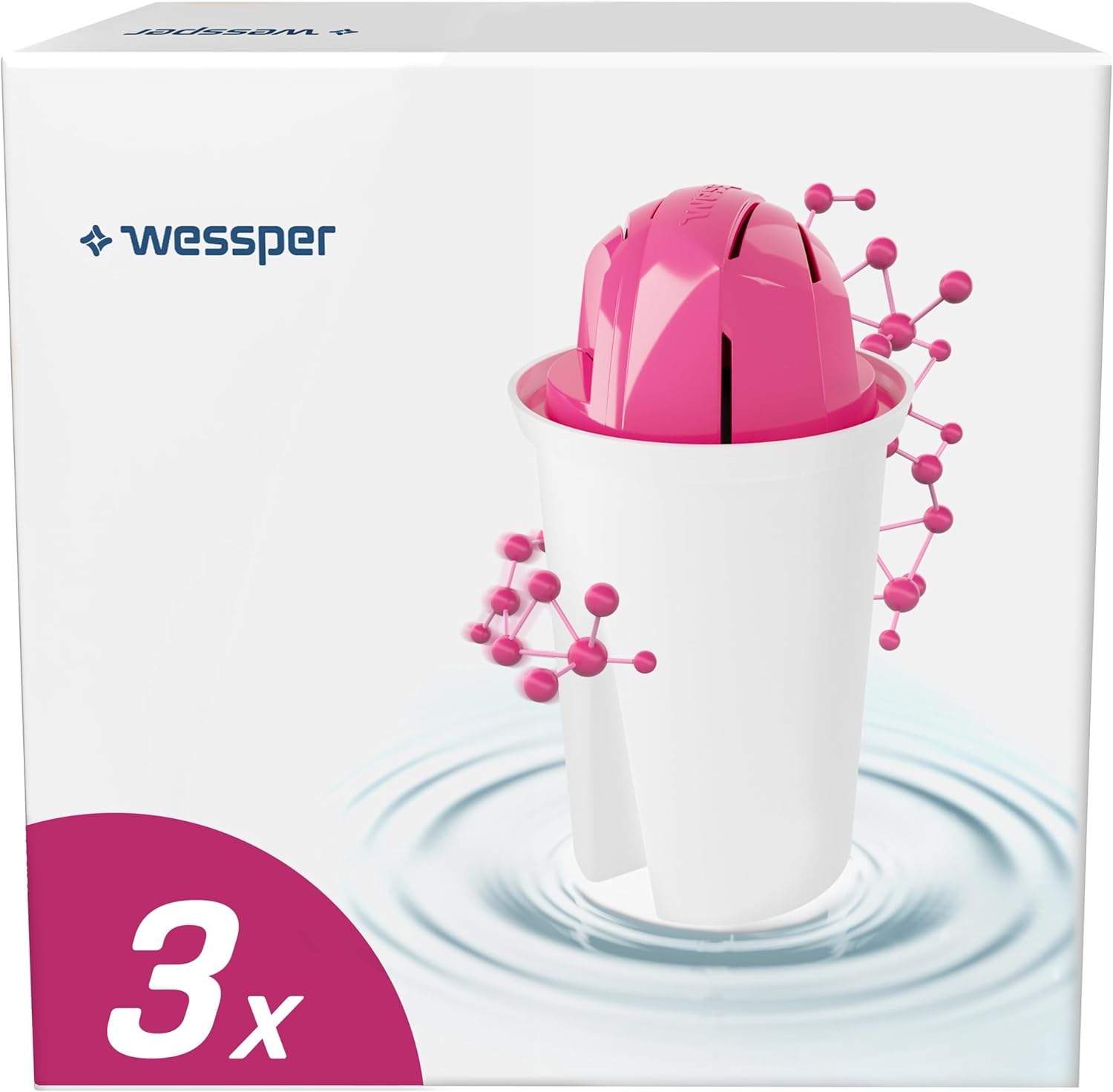 Wessper Wasserfilter Kartuschen (3er‌ Pack)