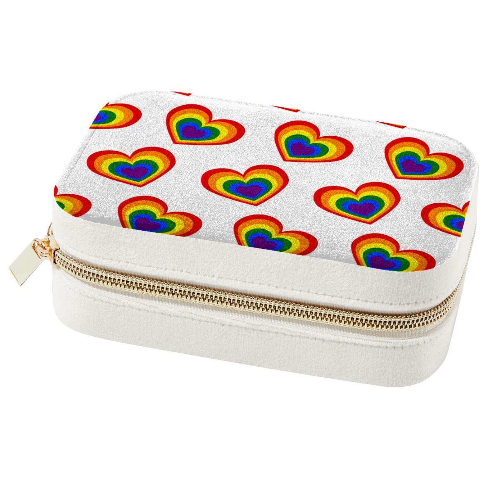 Boîte à bijoux portable cœur Love Love pour vos voyages et week-ends