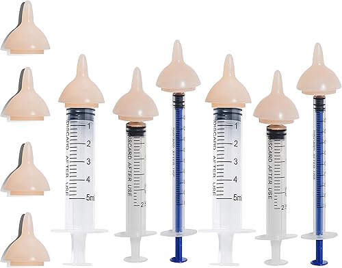 Bubble milk bowl Doggiema - Pezón de alimentación de silicona y jeringas para gatitos recién nacidos, cachorros, conejos, animales pequeños,