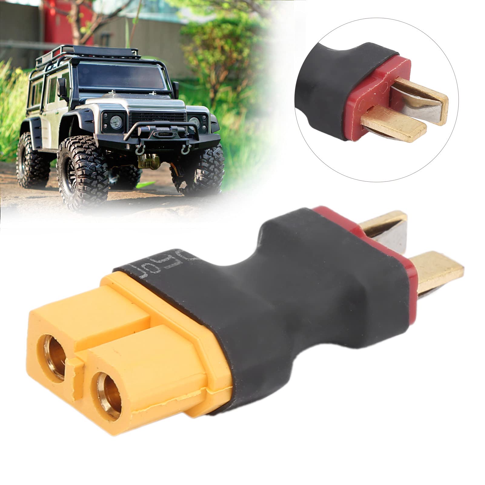 Dilwe XT60 Female to Male T Adapter, Plug Connector for Portable Aircraft Model RC Car, Drone, and Racing Application - Image 2