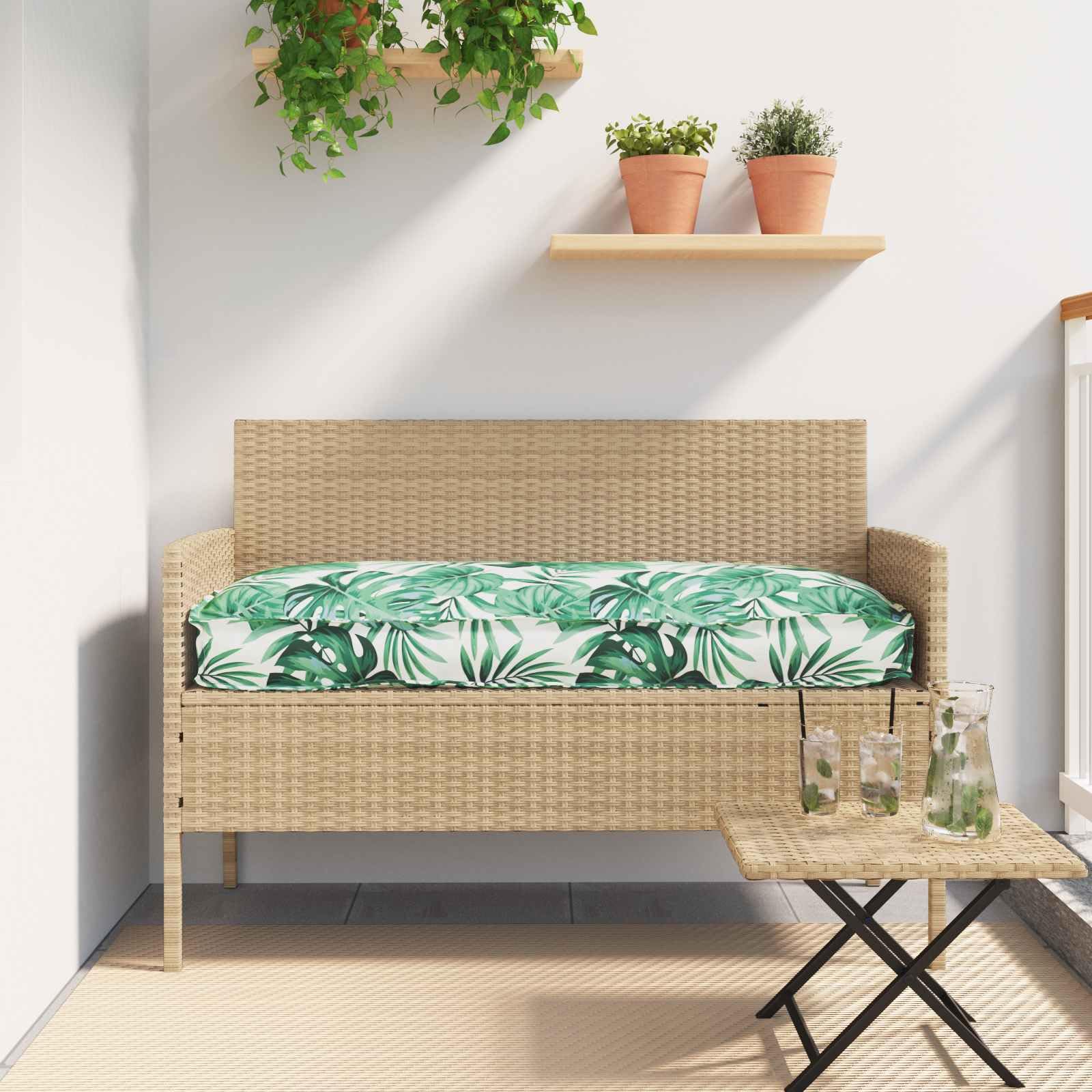 Coussin de balcon imperméable pour salon de jardin et terrasse
