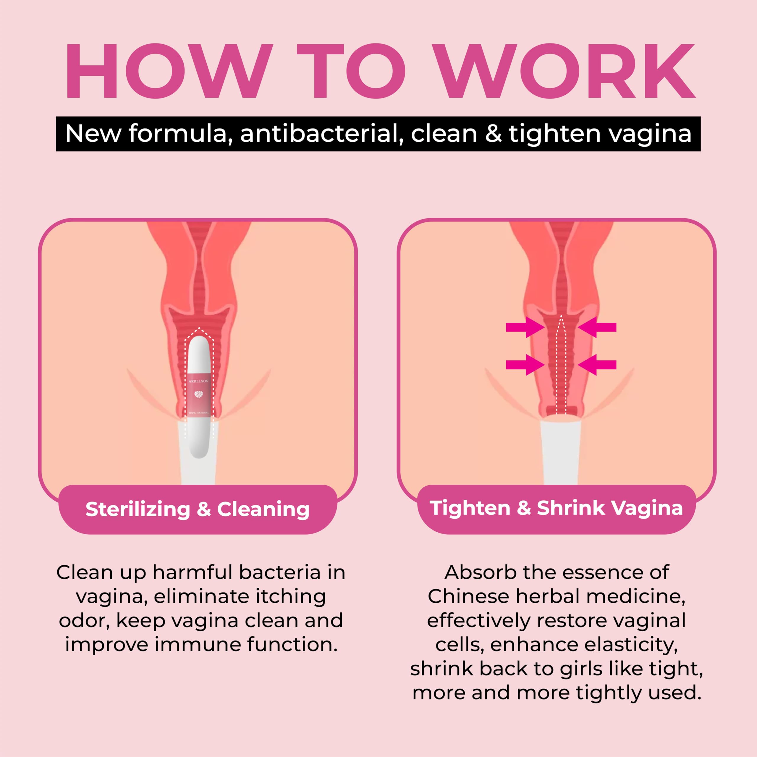 Femina Fresh Tightening Rejuvenation Stick for Women, Feminine Hygiene Vaginal Stick for Tightening, Herbal Yoni Formula Vag Tightening Wand for Odor and PH Balance Support