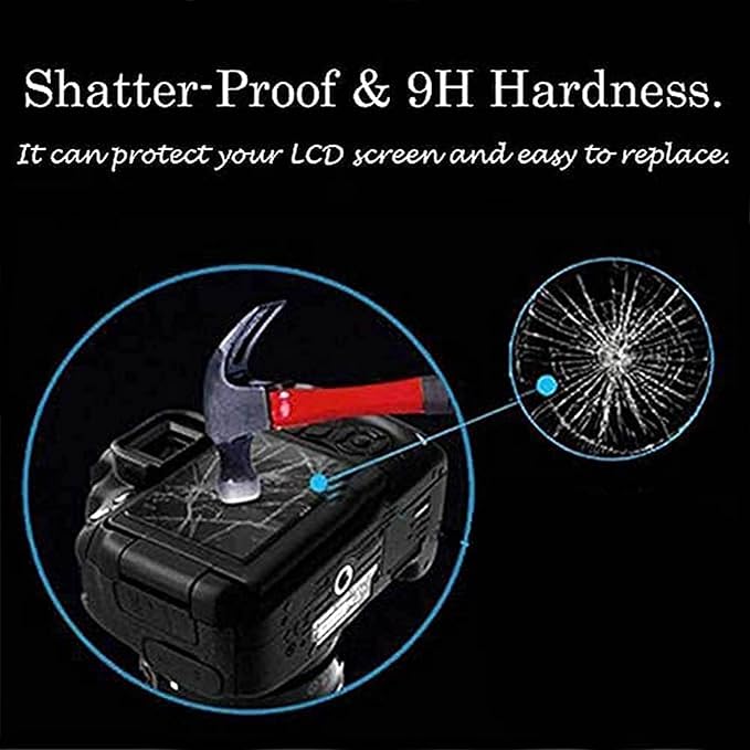 Protector de pantalla de cristal templado para Nikon D5300 D5500 D5600 (3 piezas) miniatura 2