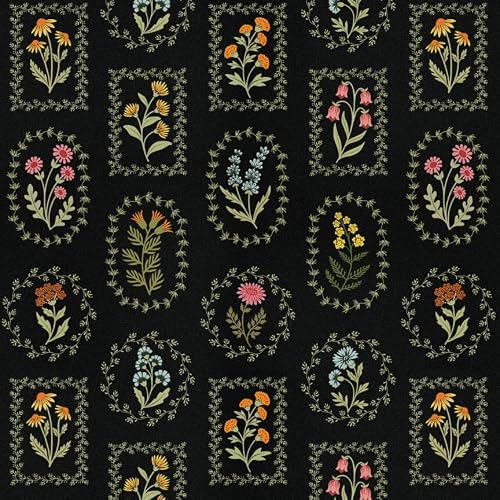 Heroad Peel and Stick Wallpaper Vintage Floral Wallpaper Retro Moody Contact Paper Removable Self-Adhesive Renter Friendly for Bedroom Living Room Cabinets Decor Vinyl 17.3''x78.7''