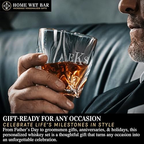 Miniatura 8 de Oakmont - Juego de vasos de whisky personalizados (producto personalizado)