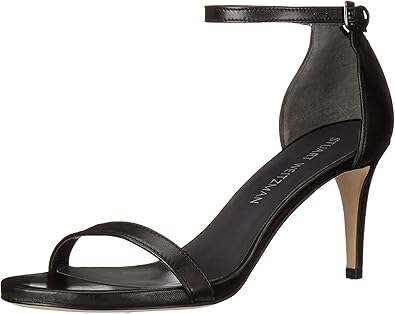 stuart weitzman black strappy heels