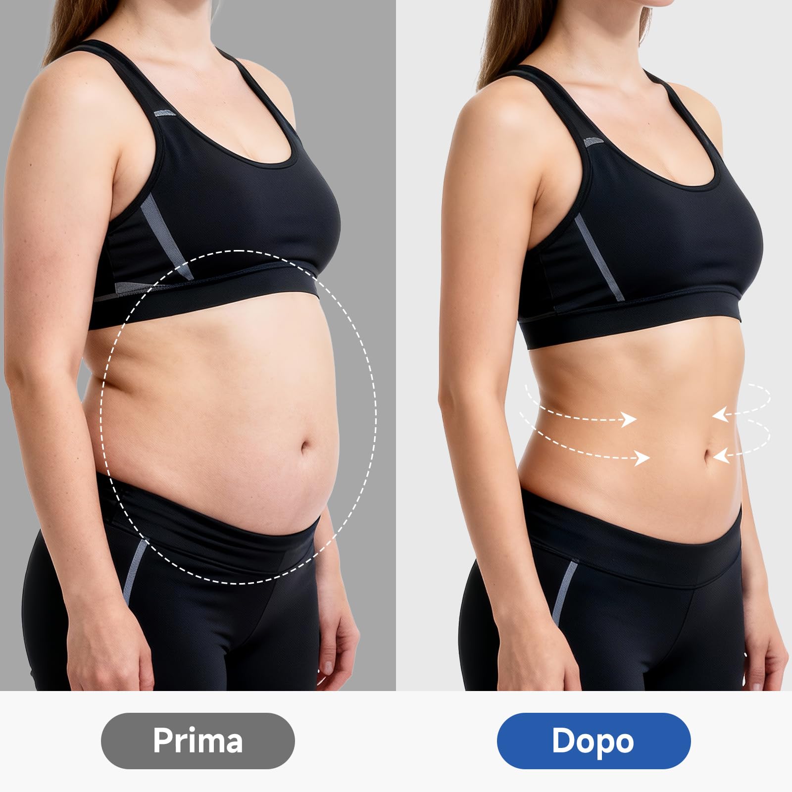 Dispositivo di cavitazione 6 in 1 Strumento per massaggio anti-grasso, massaggiatore manuale con funzioni ultrasuoni RF, EMS, luce rossa e blu e vibrazione, adatto per viso e corpo