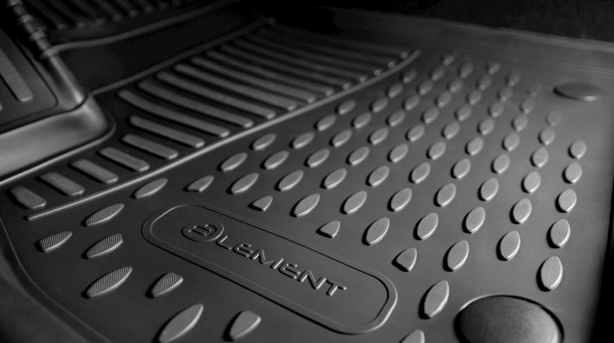 ad Tuning fm17002 vestibilità Tappetini in Gomma (5 Pezzi), Nero