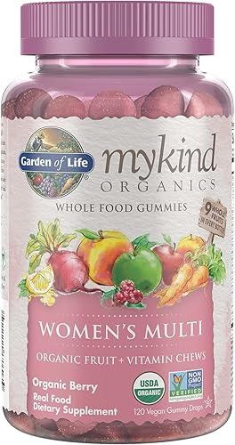 Miniatura 2 de Garden of Life Organics - Vitaminas gomosas para mujer, sabor baya, certificadas, orgánicas, sin OMG, veganas y orgánicas, vitaminas gomosas para