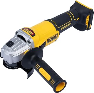 DEWALT DCG407N-B1 18V(20V MAX) 100mm (4") Cordless Brushless Slide Angle Grinder - BARE TOOL, 9000 RPM No Load Speed, SIDE HANDLE INCLUDED