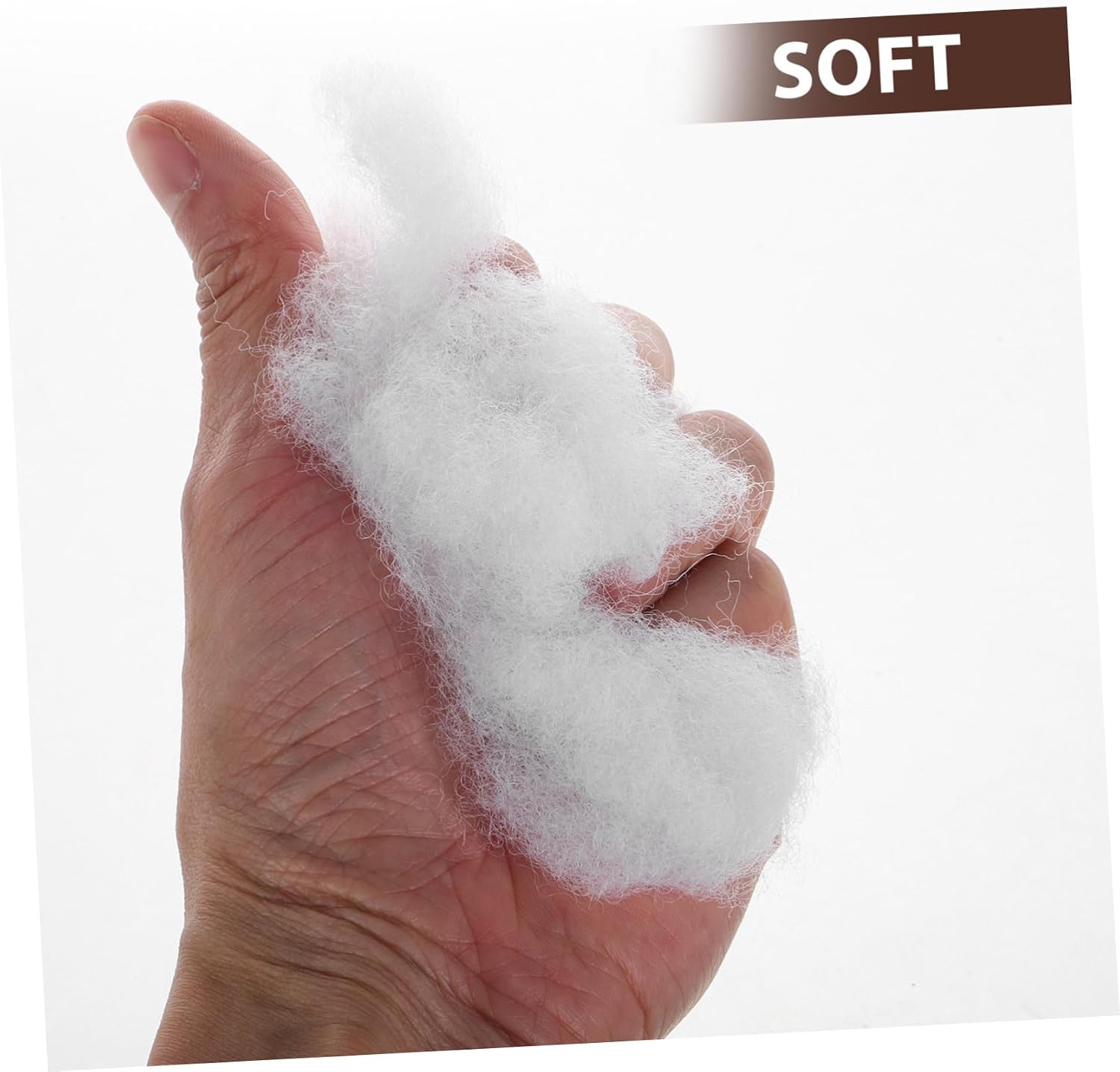 Levemolo 500g Polyester Fill Stuffing for Crafts Pillows Cushions Toys Soft Safe and Elastic Material for DIY Projects Pp Cotton for Stuffed Animals and Crochet
