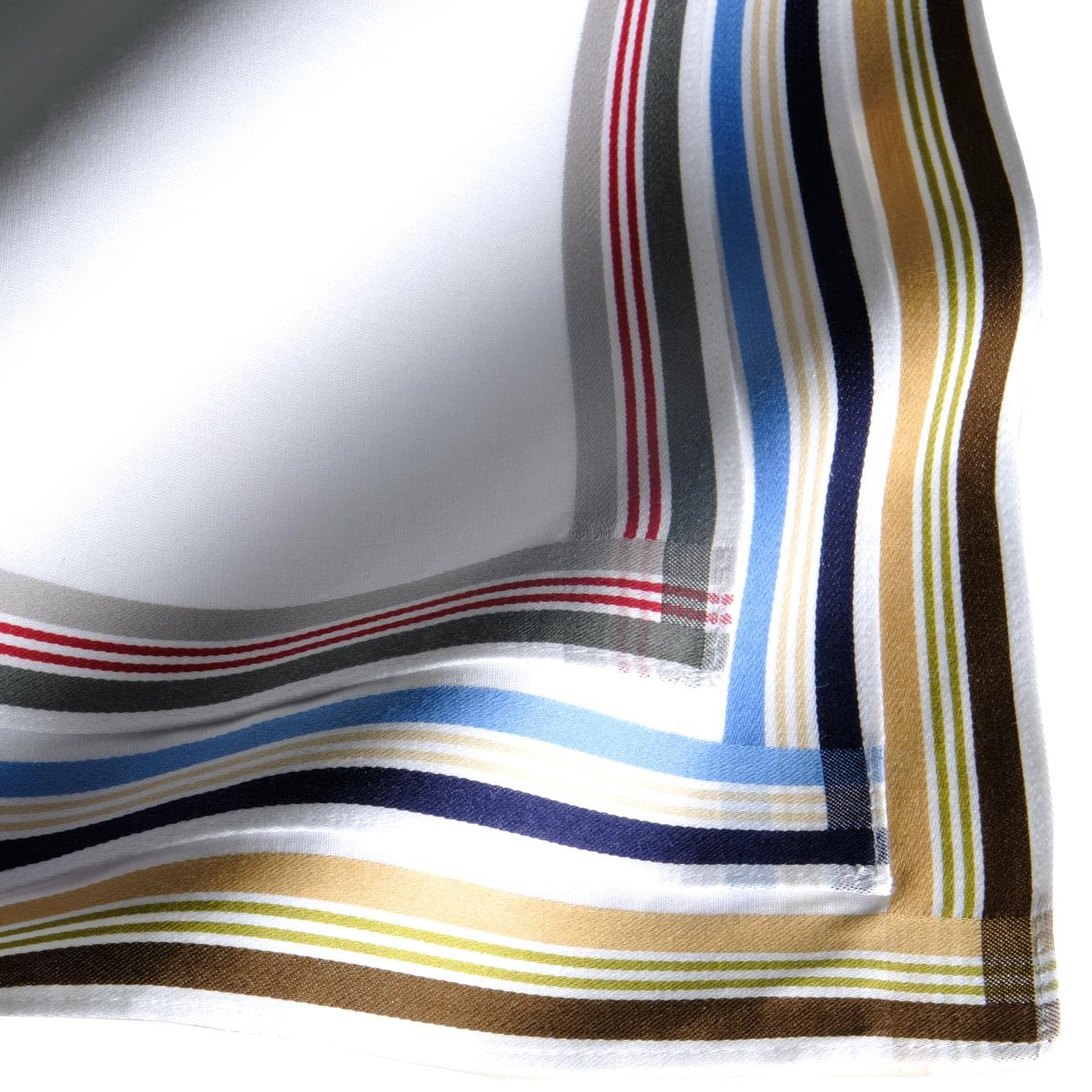 Image secondaire de Mouchoirs en Tissu Premium 100% Coton - Assortiment de 3 Pièces - 45cm x 45cm