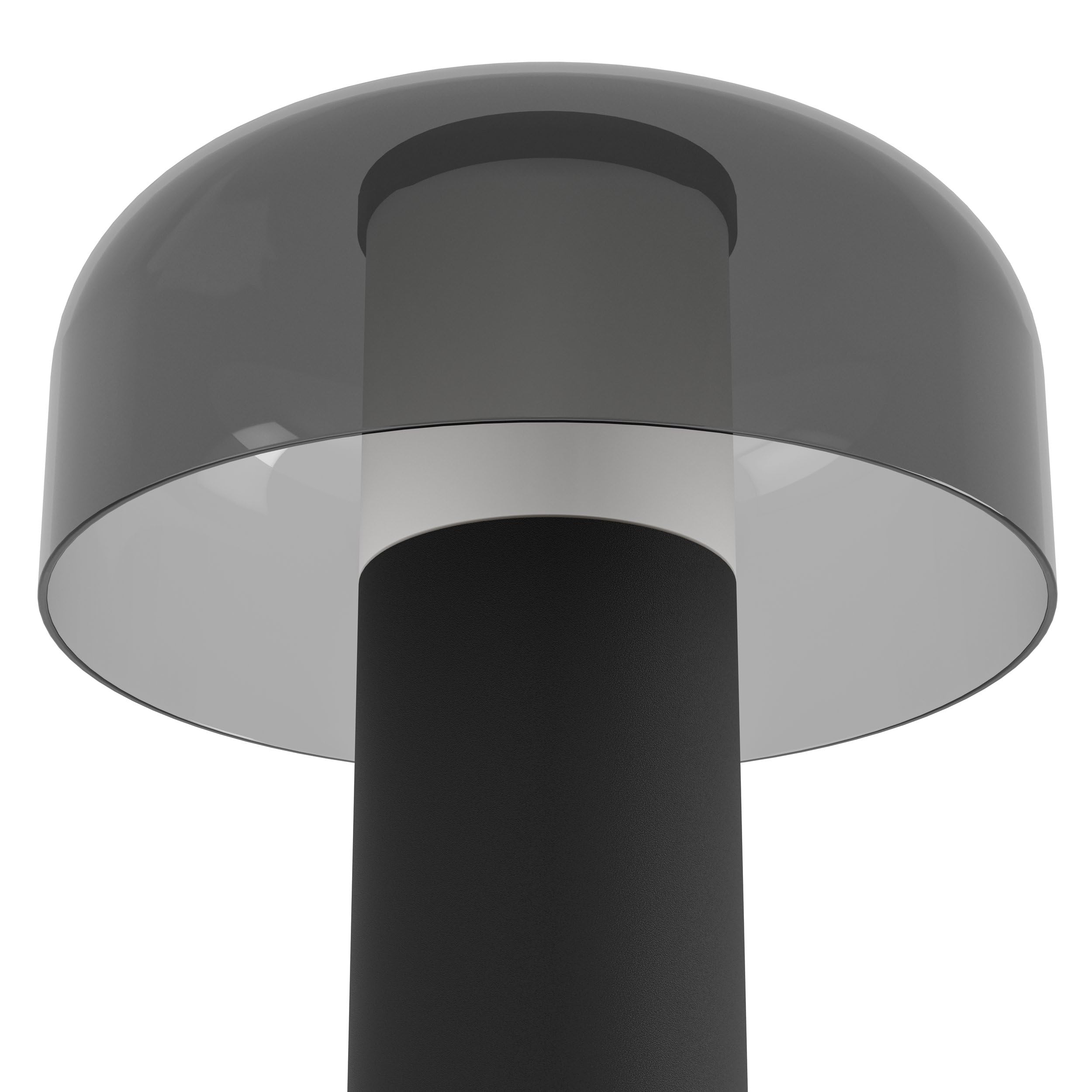EGLO LED Tischlampe außen Ponente, Akku Nachttischlampe Touch dimmbar | Outdoor Tischleuchte kabellos, aufladbar per USB, Metall und Kunststoff in Schwarz, warmweiß, neutralweiß, IP44