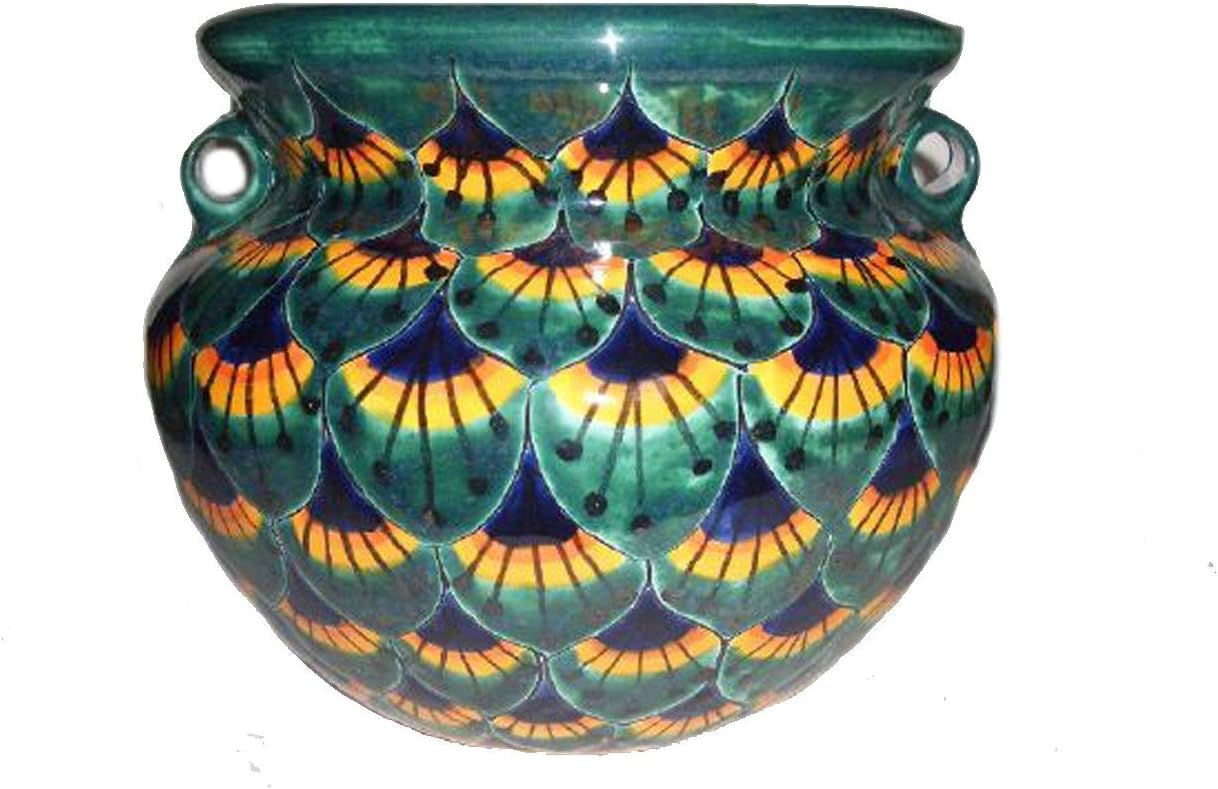 Michoacana Peacock Pot, 12"
