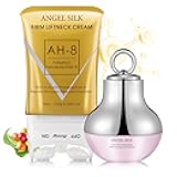 ANGEL SILK AH-8 Firming Neck-Eye Cream Bundle, Tightening Firming with Massage Rollers, Electric Massage Eye Cream with Red Light, Revitalizing Smooth of Eye Fine Lines, Deep Moisturizing Skincare