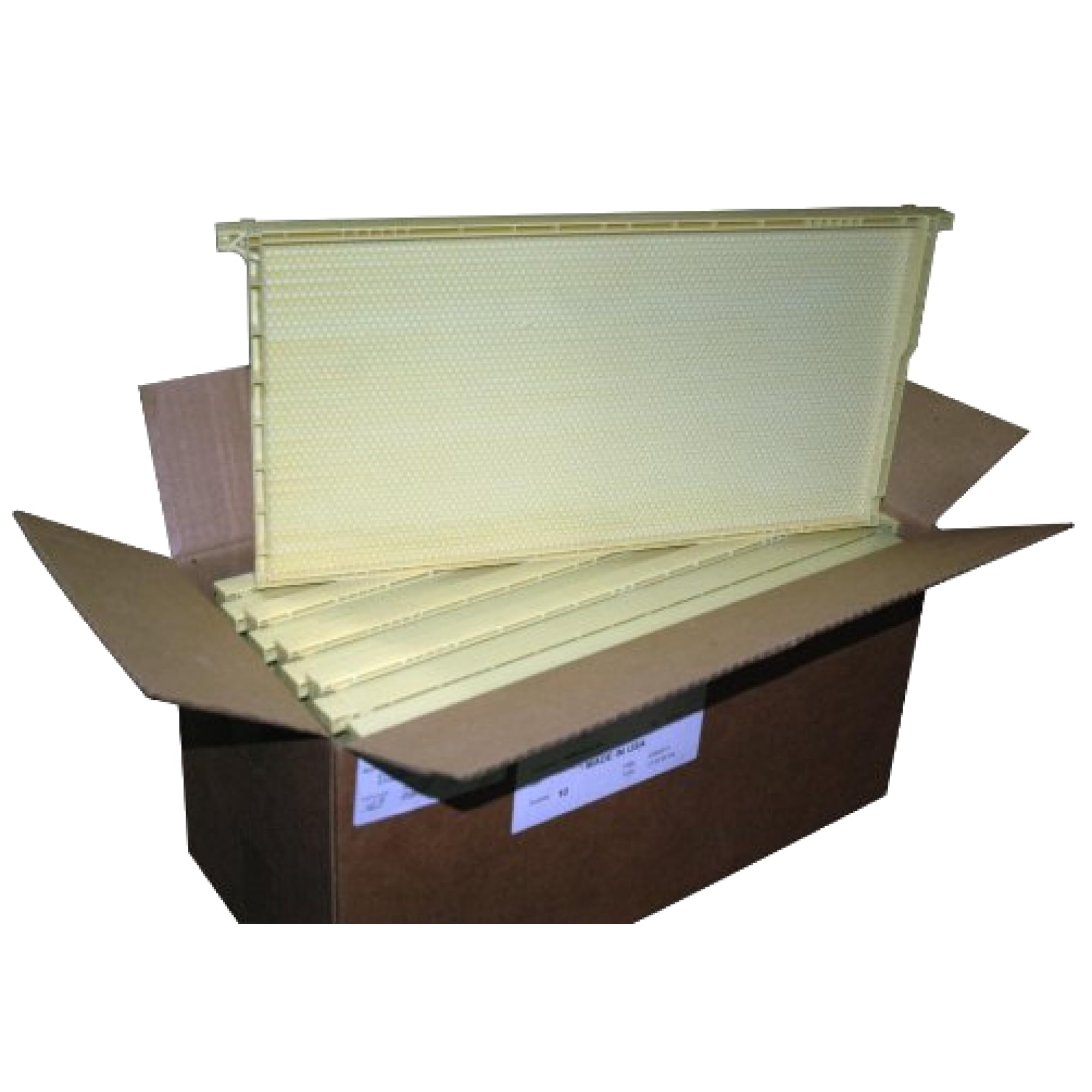 Mann Lake Premium Beekeeping Frames, All-in-One Frame & Foundation, Beeswax Coating, Universal Fit, BPA & BPS Free, 9 1/8 Inches, Natural, 10-Pack