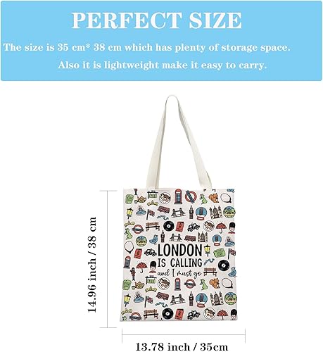 Miniatura 2 de Londres niñas regalo de fin de semana Londres Inglaterra Reino Unido viaje recuerdo regalo Londres accesorios bolsa Londres viaje neceser, Bolsa de