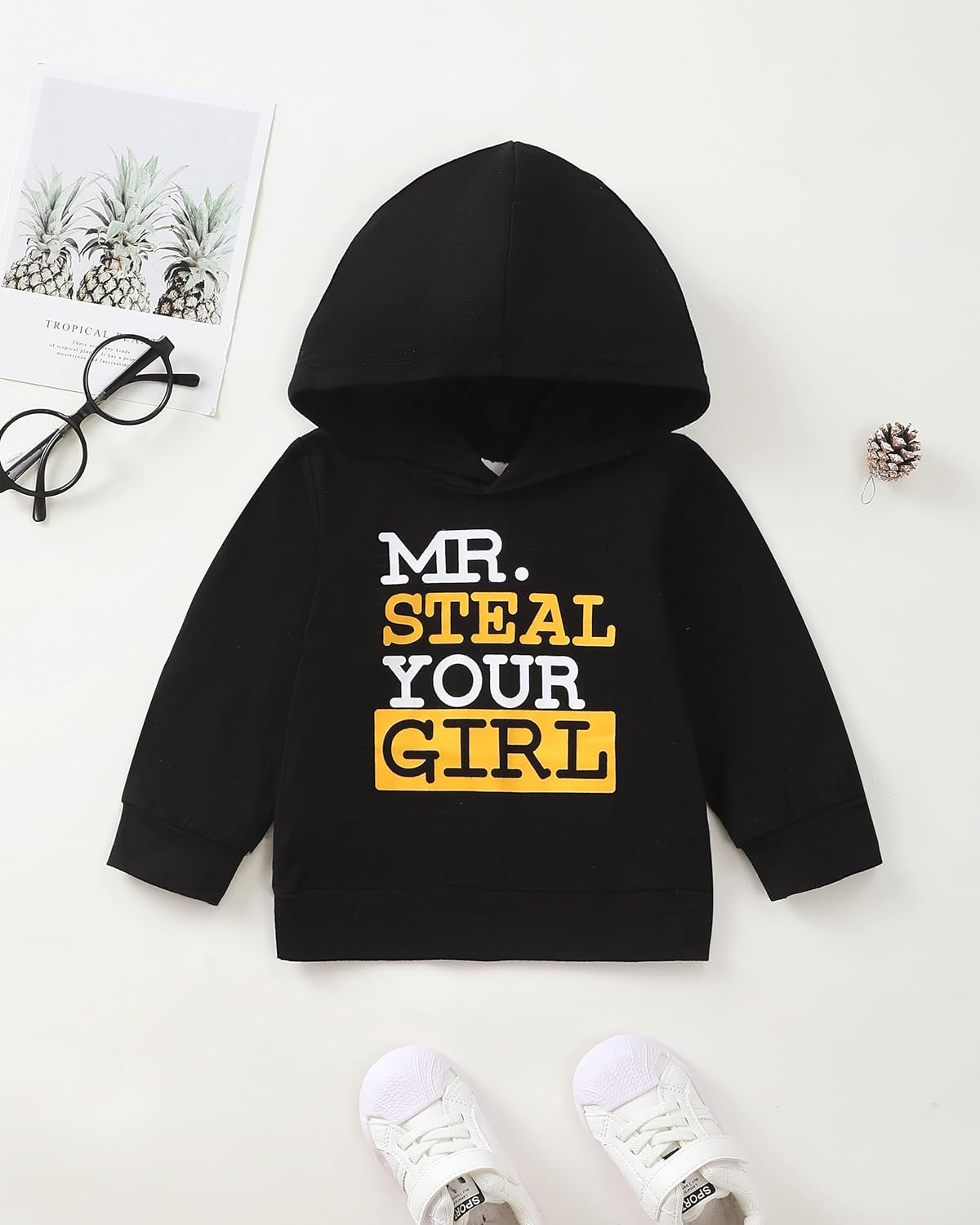 NZRVAWS Toddler Baby Boy Clothes 6 12 18 24 Months Long Sleeve Hoodie Sweatshirt Fall Winter 2-8T Little Boy Outfits - Image 3