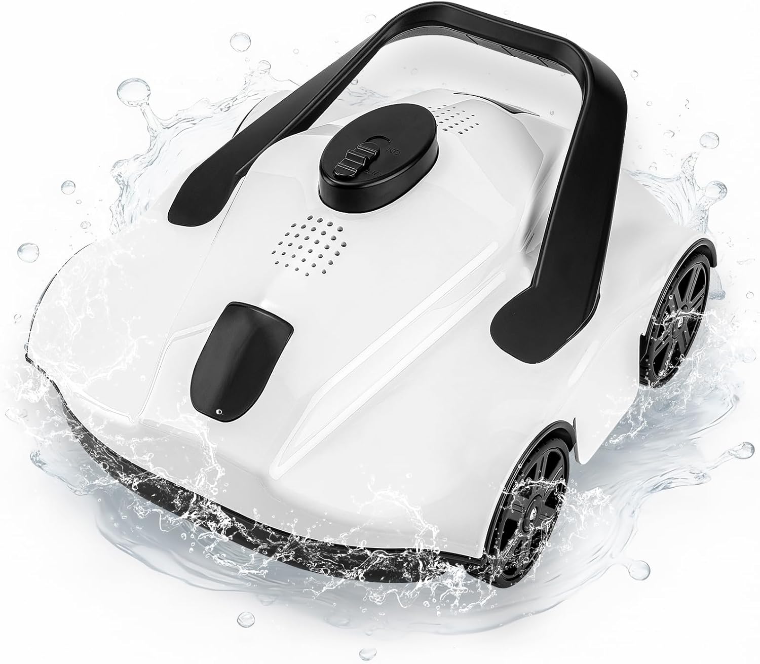 Robotic Pool Cleaners Advanced Cordless Robotic Pool Cleaner with 130-Minute Runtime | Self-Parking Technology | for Above-Ground Pools Up to 860 Sq Ft