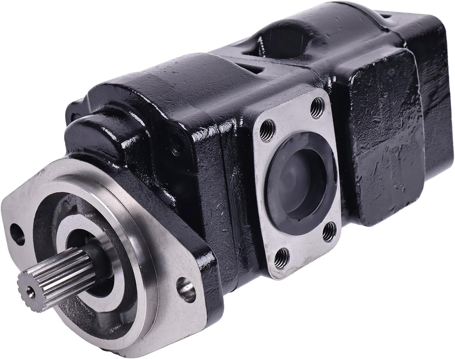 AIVWUMOT Twin Hydraulic Pump Main 332/G7135 333/G5390 36/29 CC/REV Compatible with Parker JCB Backhoe Loader 3CX 7029120077