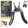 Rack-A-Tiers Croc's Jr. Needle Nose Wire Strippers, Electrician Wire Crimper & Stripper, Wire Stripper Cutter, Ergonomic Glow