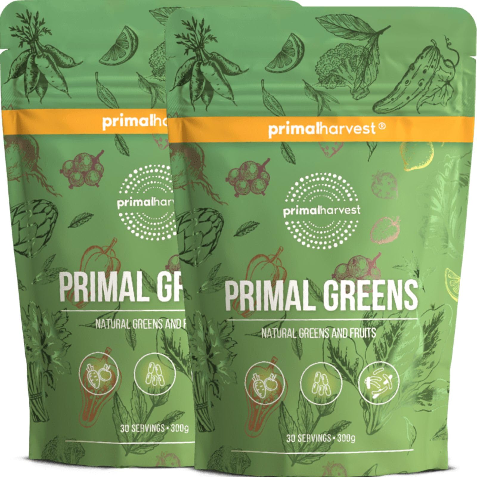 Primal Greens – Täglichen Pulver, milch- & sojafrei, vegan