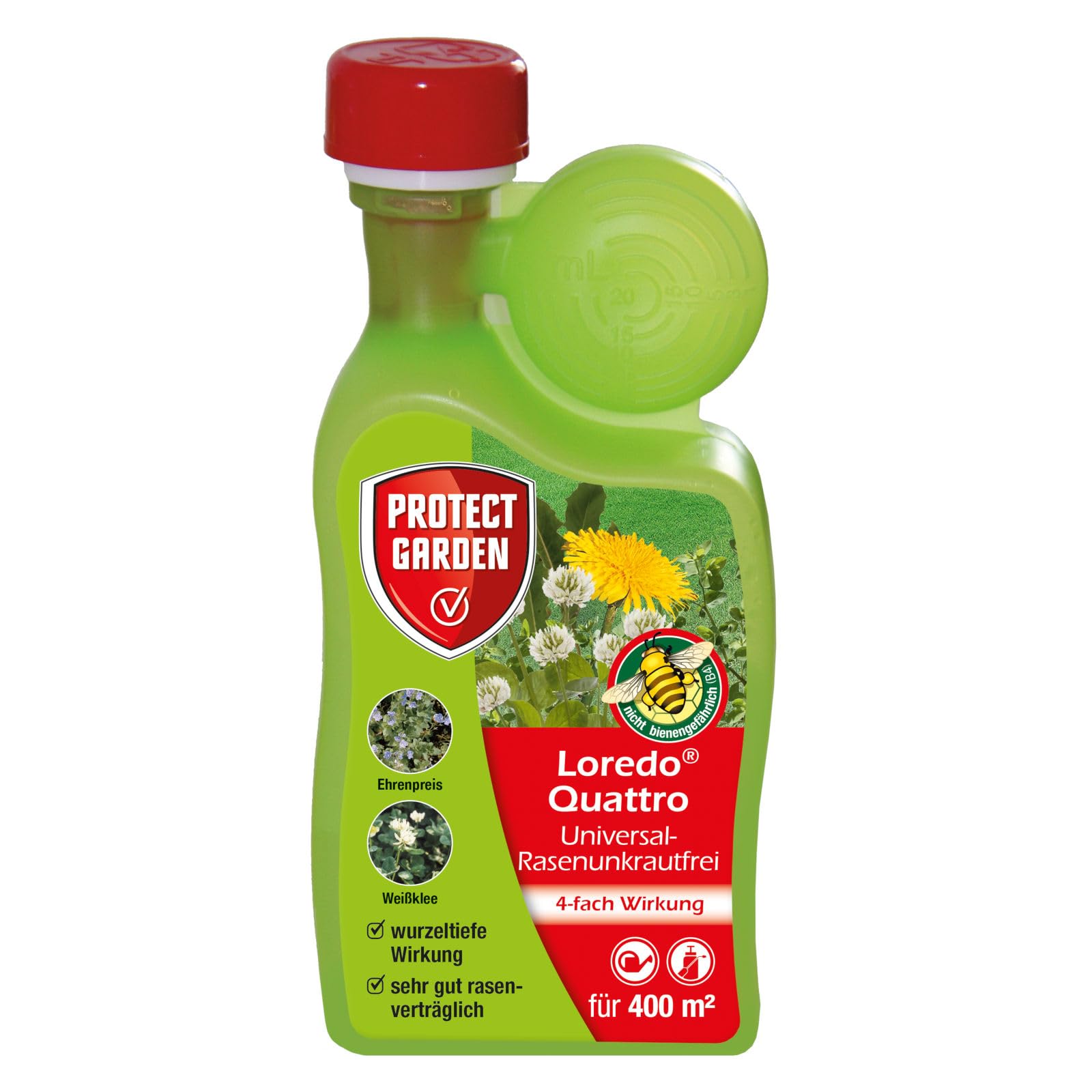 PROTECT GARDEN Universal-Rasen Unkrautfrei Loredo Quattro - 800ml