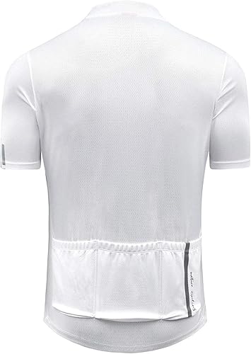 Miniatura 2 de Santic Camiseta de ciclismo para hombre manga corta con tres bolsillos transpirable de secado rápido para ciclismo