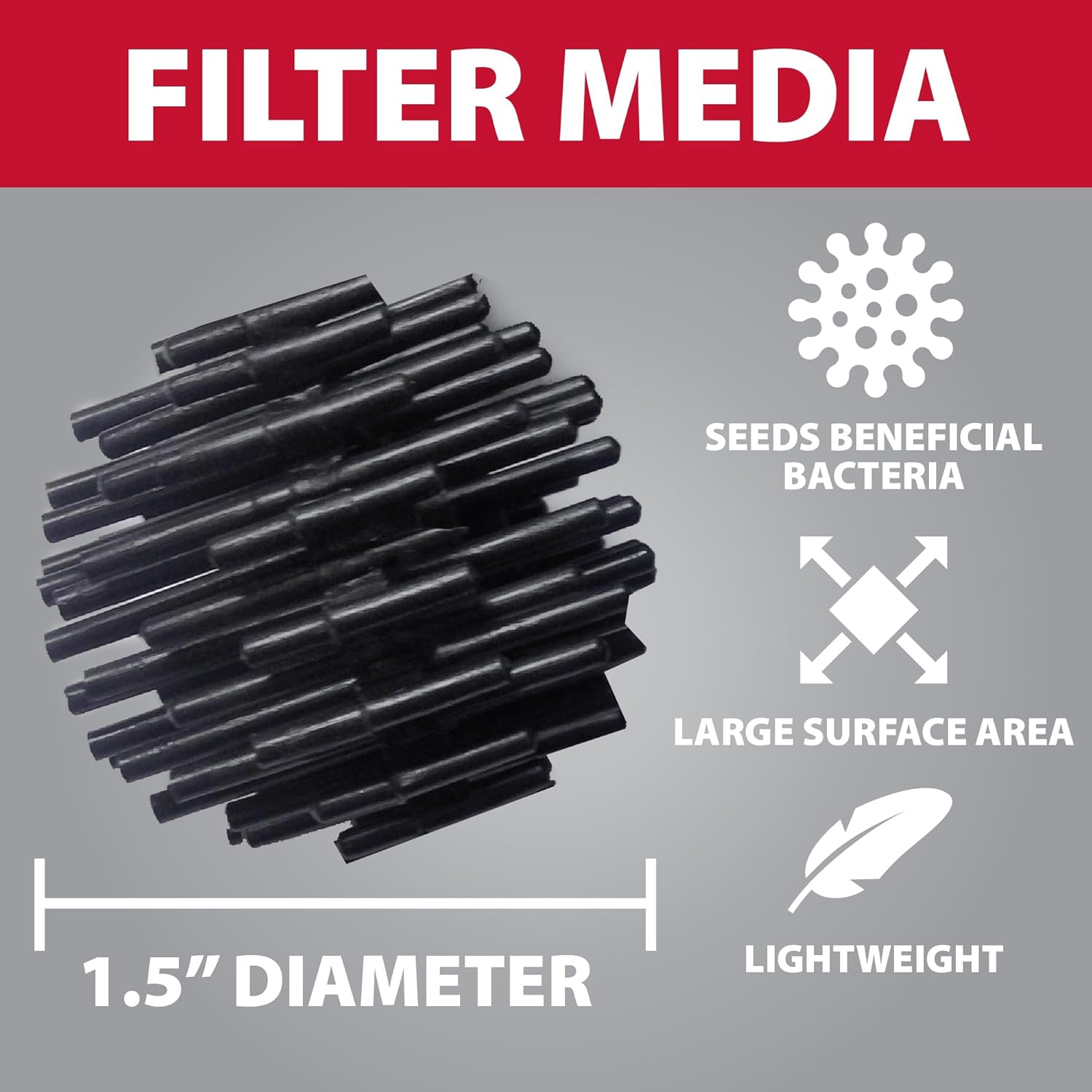 The Pond Guy BioBalls Filter Media for Ponds, Waterfalls & Aquatic Systems, Bio Filtration Substrate for Clean Water, Easy Maintenance, 200 BioBalls