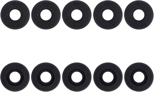 Ear Cushions Foam Doughnut Replacement for Plantronics Supra Plus Encore and HW251N HW261N HW510 HW510V HW520 HW520V Blackwire C215,C225,C310,C320,C3210,C3215,C3220,C3225