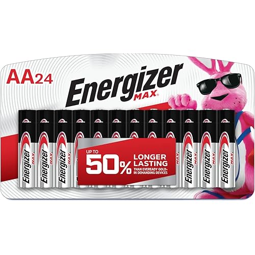 Energizer AA Batteries, MAX Double AA Battery Alkaline, 24 Count