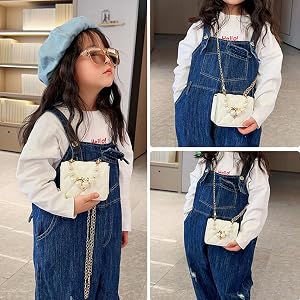 Borsa A Tracolla Principessa Con Paillettes Stella - 3 Strati, Pelle PU, Regalo Compleanno Per Bambine