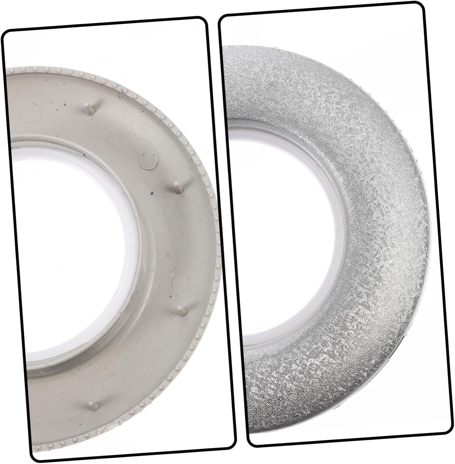 80pcs Plastic Drapery Grommets for Replacement Self-Locking Curtain Grommets Simple Installation and Elegant Design