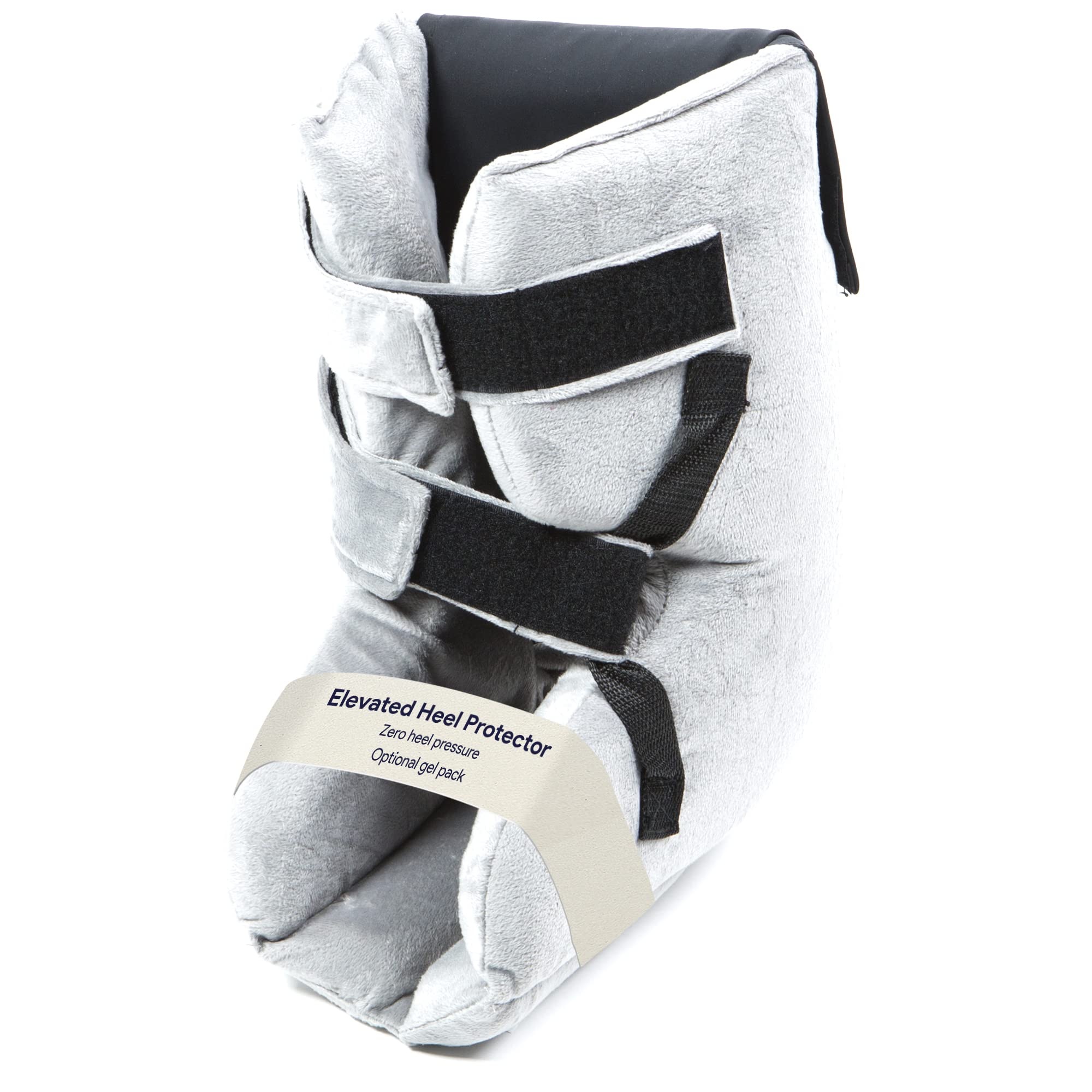 proheal heel protectors for pressure sores, elevated - raised foot pillow - zero pressure heel protectors for bed sores - breathable heel pressure relief - cold and hot therapy - m