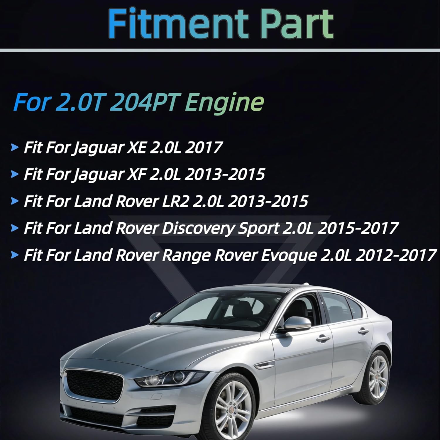 2.0 204PT Engine Rebuild Kit w/Head Gasket Set | Timing chain kit | Con-Rod | Piston | Main Bearing Kit Fit for Jaguar XE XF Land Rover Discovery Sport LR2 Range Rover Evoque 2.0T 2012-2017 HS55477