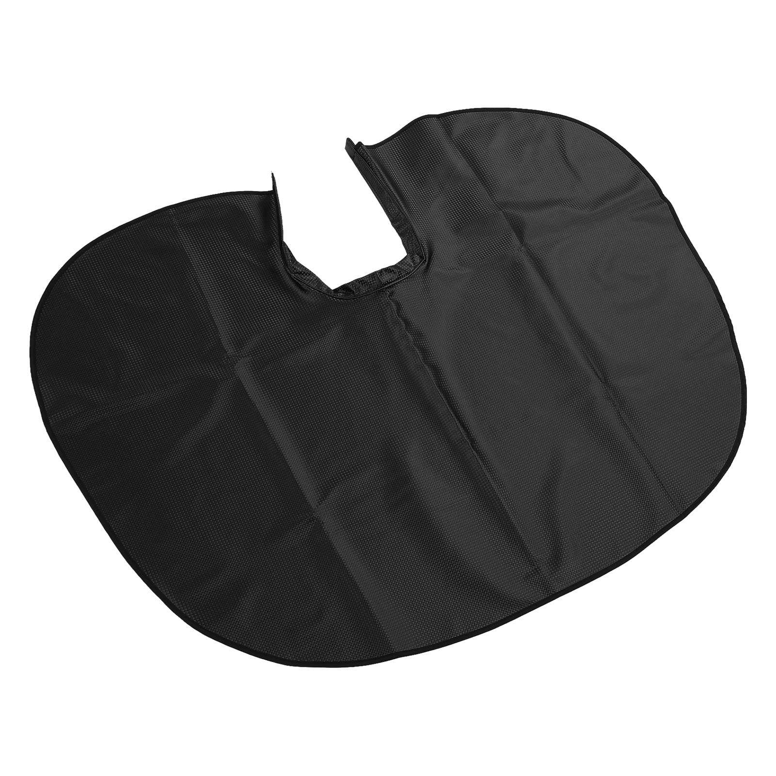 Makeup Cape, Portable Haircutting Cape PU Leather Beard Apron for Styling for Kid (Black)-image-17