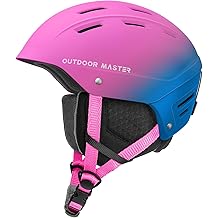 OutdoorMaster Kelvin II Ski Helmet - Snow Sport Helmet Snowboard Helmet for Men Women & Youth