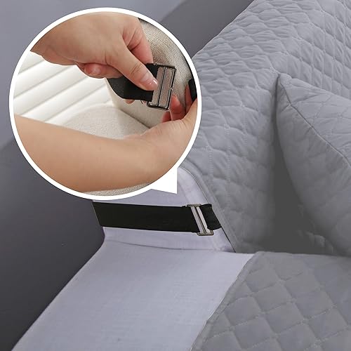 Miniatura 8 de Funda de sofá de doble cara en forma de L, juego de fundas para sofá seccional, fundas para sofás, sofás, fundas protectoras de muebles seccionales