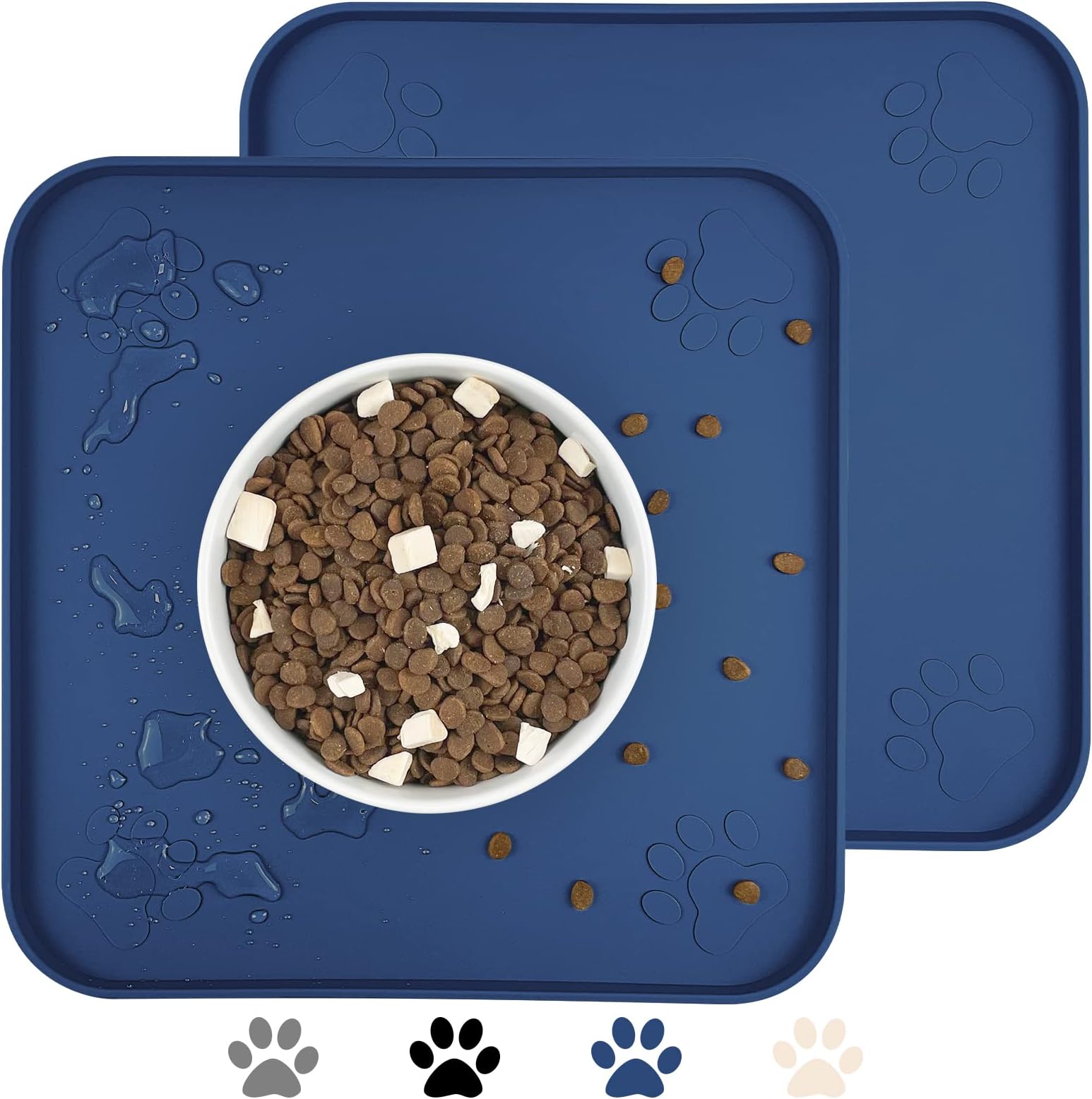 Waggo Habit Silicone Dog Placemat for Small Medium and Large Breeds Modern