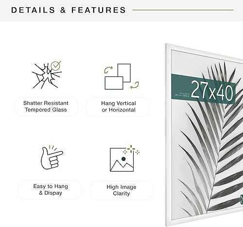 Vista 58 de MCS Industries Studio Gallery - Marcos con textura de madera color gris de 13 x 19 pulgadas / 33.02 x 48.26 cm., 2 unidades Gris Woodgrain