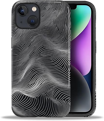 Miniatura 148 de Funda para iPhone 11, carcasa dura a prueba de golpes + silicona suave 2 en 1 híbrida, parachoques a prueba de caídas - Vidrio manchado con flores