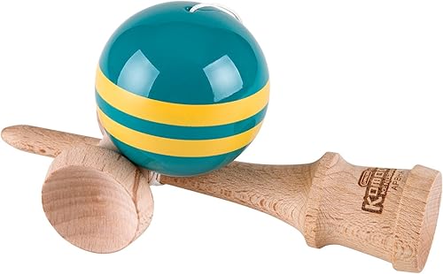 Miniatura 8 de Duncan Toys Komodo Kendama, amarillo con rayas granate