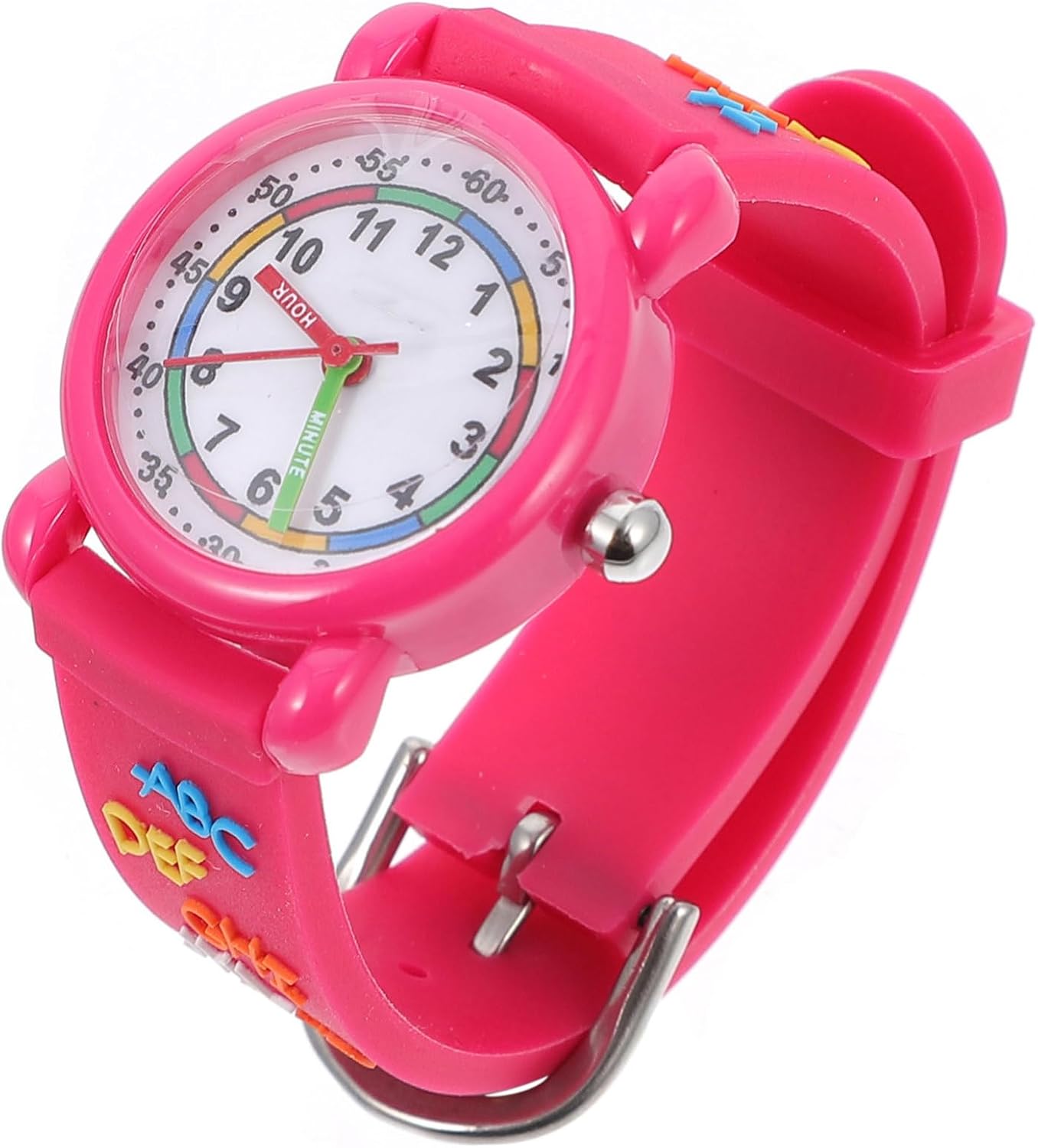 Watch for Cartoon Quartz Timepiece with Precise Timekeeping Portable and Scratch-Resistant Design for Elementary Students and Outdoor Activities