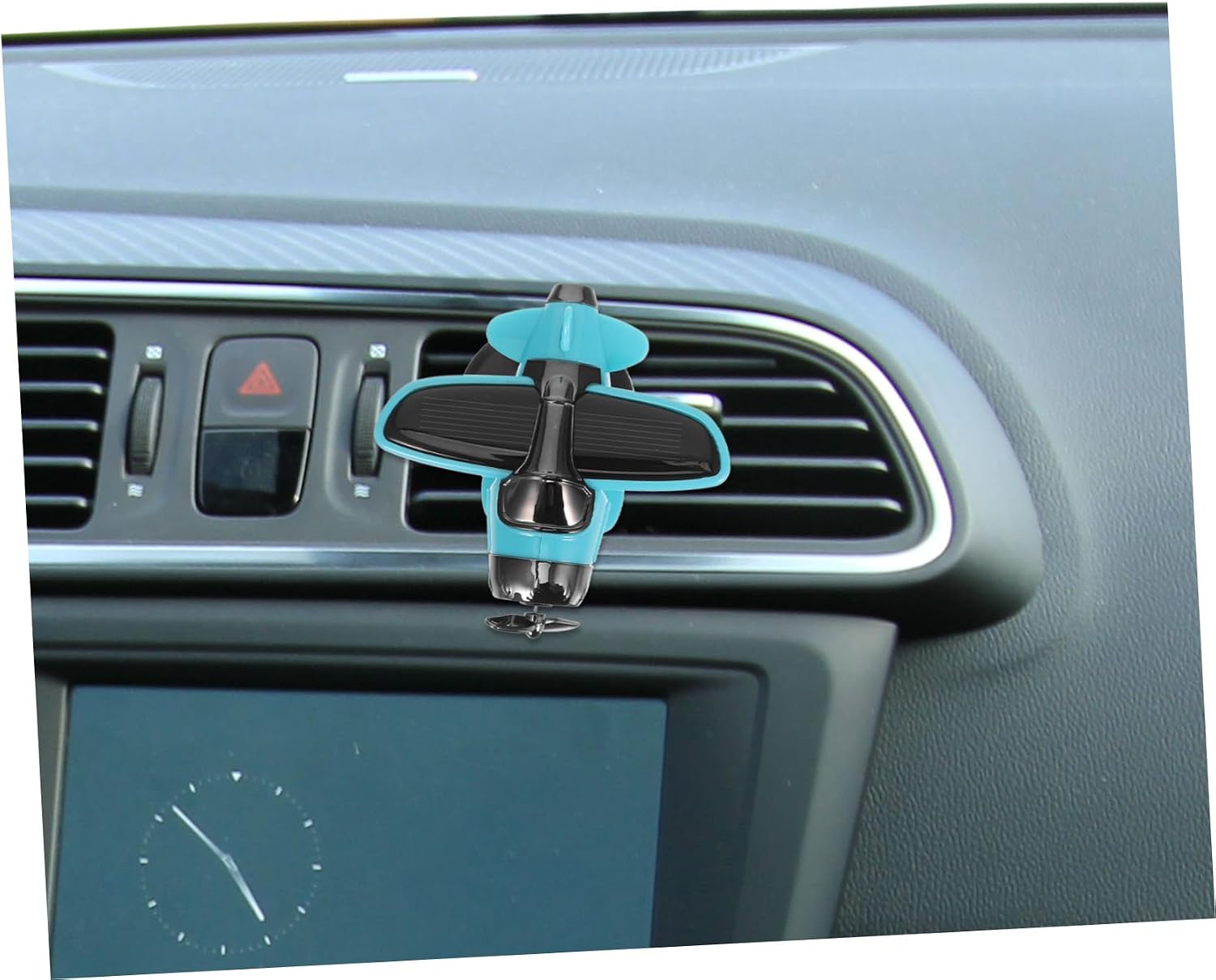 Solar Powered with Noiseless Rotation Mechanism Airplane Car Aromatherapy Diffuser and Stable Placement Abs Material for Living Rooms and Workplaces Car Interior Decoration
