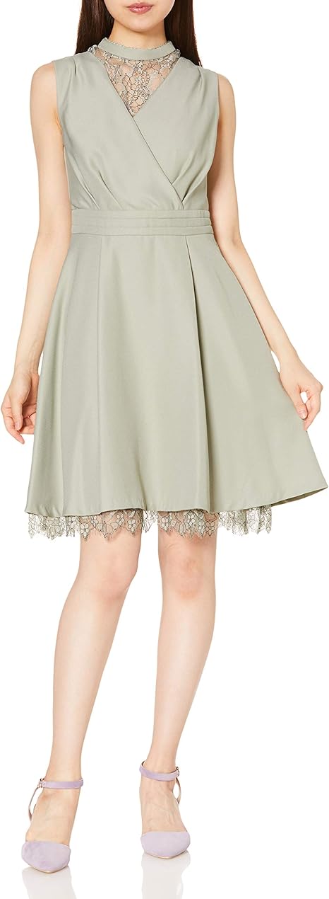 Amazon Co Jp リリーブラウン レースコンビミニワンピース Lwfo4003 レディース Mnt 日本 0 日本サイズ7 号相当 服 ファッション小物