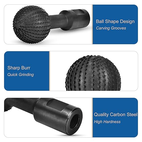 Miniatura 6 de JonPhoe Rebabas rotativas de esfera con roscas de 58-11 para amoladora angular de 4 12 pulgadas y 5 pulgadas, accesorios de amoladora angular de