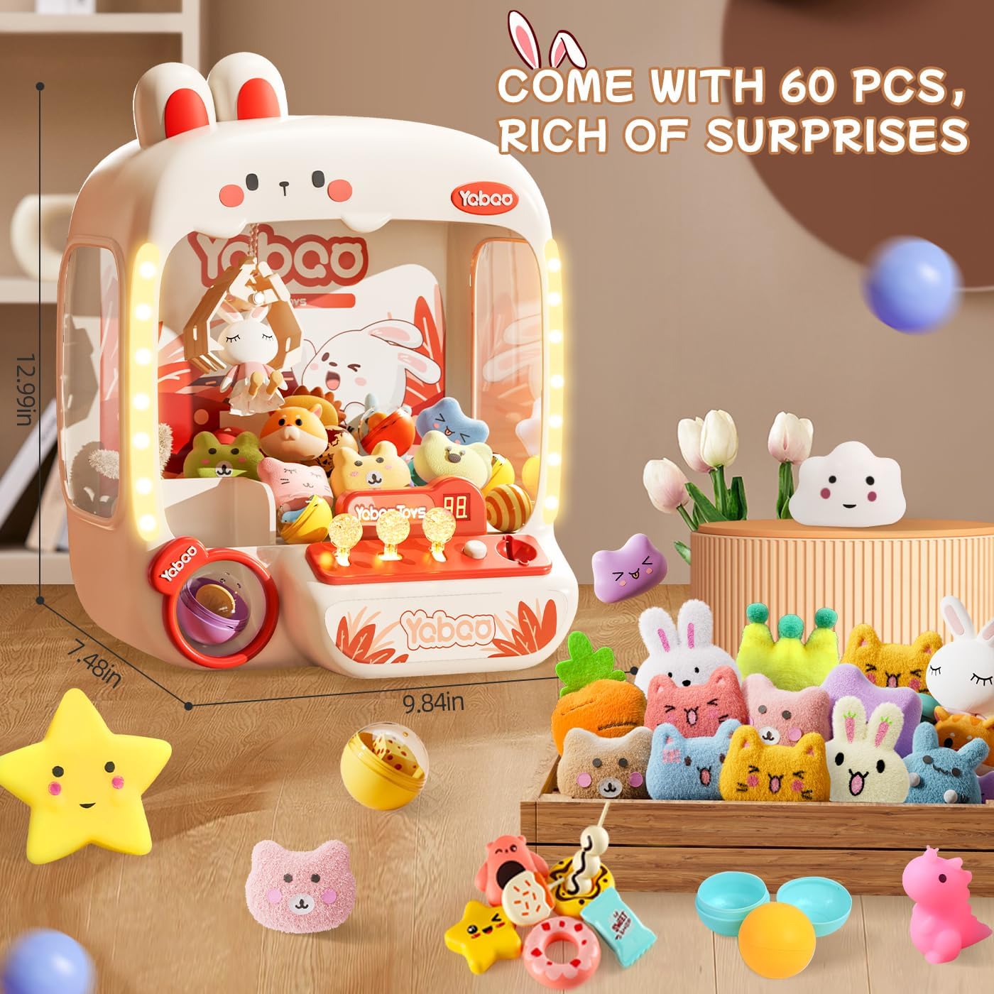 64 Pcs Large Claw Machine Kids