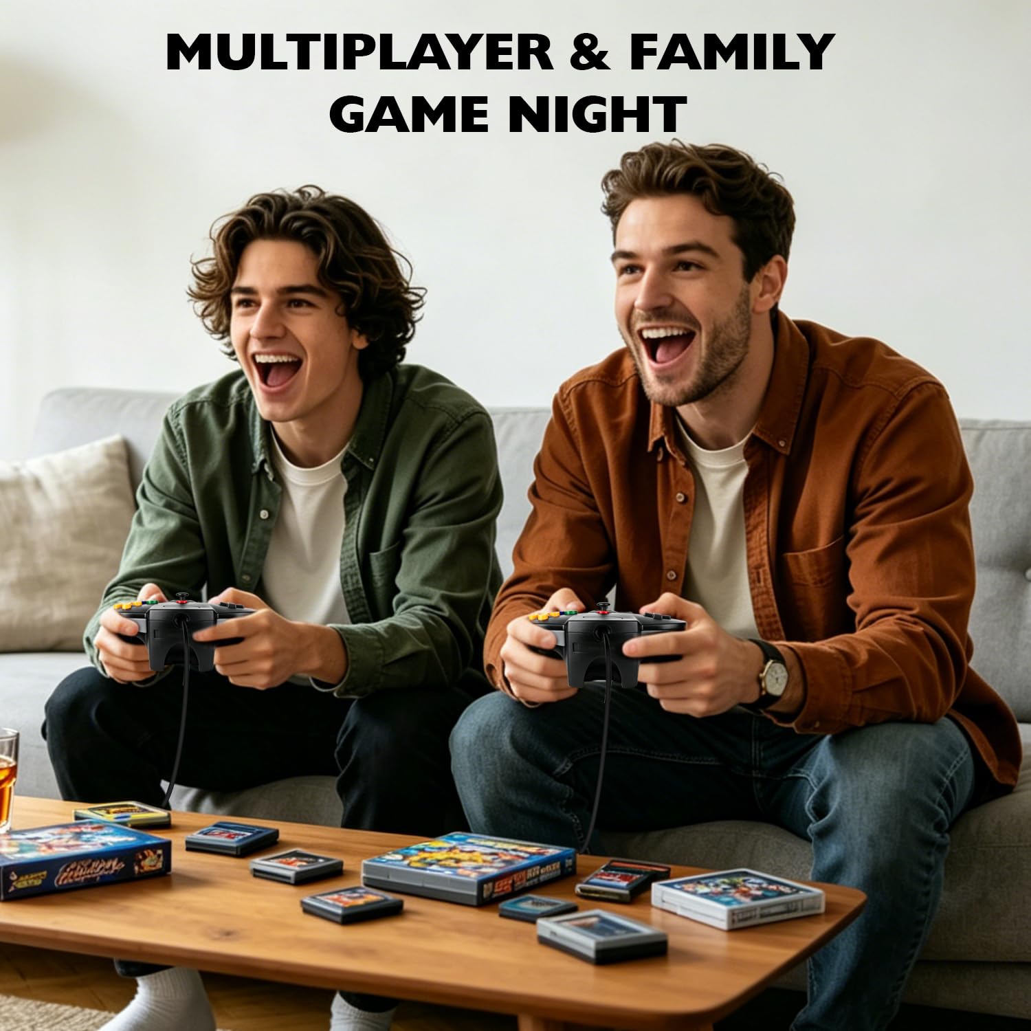 miadore Retro N64 Wired Controller,2 Pack Remote Joystick Gamepad Controller Compatible with N64 Video Game System Console (black) 7 71DCWfeVaaL. SL1500