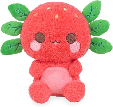 Cuddle Barn PlushGoals - Lil Series Watermelon Axolotl | Scented Soft Cute Kawaii Stuffed Animal Plush Toy, 6 inches