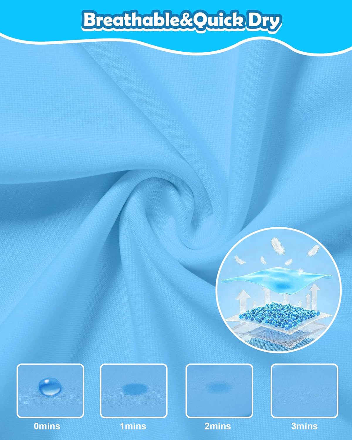 Runhit Boys & Toddler UPF 50+ Rash Guard Hoodie Kids UV Sun Protection Long Sleeve Shirt for Fishing Outdoor Beach Camping - Image 5